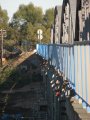Falujaca barierka nowego tykocińskiego mostu